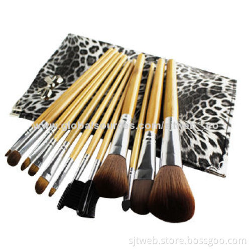 12-pieces powder makeup brushes set